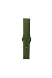Galaxy Watch Active 2 40mm Band Serisi 20mm Klasik Kordon Silikon Strap Kayış-Tarmac