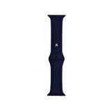 Watch Ultra 49mm Band Serisi Klasik Kordon Silikon Strap Kayış-Midnight Blue