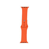 Watch 44mm Band Serisi Klasik Kordon Silikon Strap Kayış-Turuncu