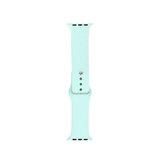 Watch 40mm Band Serisi Klasik Kordon Silikon Strap Kayış-Emerald Green
