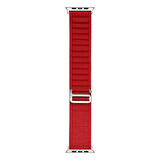 Watch 42mm CLO- Band-74 Hasır Kordon-Kırmızı