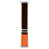 Watch 44mm CLO Band-74 Hasır Kordon-Siyah-Turuncu