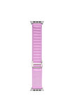 Apple Watch 38mm - Band-74 Hasır Kordon-lila