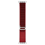 Watch 7 41mm CLO- Band-74 Hasır Kordon-Koyu Kırmızı