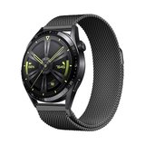 Galaxy Watch Active 2 40mm MKST Band-12 20mm Metal Hasır Kordon-Siyah