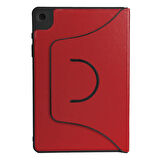 Galaxy Tab A9 Uyumlu ​EFFX Fest Dönebilen Standlı Kılıf-Kırmızı
