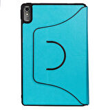 Lenovo Tab P11 11.5" (2.Nesil) Uyumlu ​EFFX Fest Dönebilen Standlı Kılıf-Turkuaz