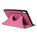 Lenovo Tab P11 11.5" (2.Nesil) Uyumlu ​EFFX Fest Dönebilen Standlı Kılıf-Kırmızı