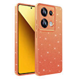 Xiaomi Redmi Note 13 Pro 4G Uyumlu Kılıf Kamera Korumalı Simli Lüks Koton Kapak