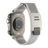 Apple Watch Ultra 49mm Hasır Kordon Zore KRD-106 Strap Kayış-Beyaz