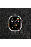 Apple Watch Ultra 49mm Ensueno KRD-107 Metal Hasır Kordon-Starlight