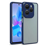 İnfinix Hot 40i Kılıf Zore Hux Kapak-Lacivert