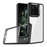 Xiaomi Mi 13T Kılıf Zore Flora Kapak-Siyah