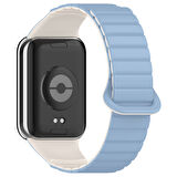 Xiaomi Mi Band 8 Pro Silikon Kordon Zore KRD-105 Strap Kayış-Mavi-Starlight