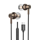 Zore ER-09 SQ Surround 3D Hi-Res Magnetik Özellikli Type-C Kablolu Kulak İçi Kulaklık-Siyah