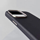 Apple iPhone 14 Uyumlu Kılıf Magsafe Şarj Özellikli PU Deri Adora Kapak