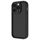 Apple iPhone 15 Pro Max Kılıf Kamera Korumalı Zore Ananas Kapak-Mürdüm
