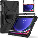 Galaxy Tab S9 FE Plus ​EFFX Defender Tablet Silikon - Siyah