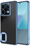 Xiaomi Redmi Note 13 Pro 5G Kılıf Köşeleri Renkli Şeffaf Kamera Korumalı Silikon Luxury Kapak