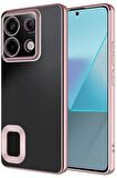 Xiaomi Redmi Note 13 Pro 5G Kılıf Köşeleri Renkli Şeffaf Kamera Korumalı Silikon Luxury Kapak