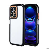 Xiaomi Redmi Note 12 Pro 5G Kılıf Kamera Korumalı Renkli Kenar ve Çerçeve Tasarımlı Vitamin Kapak