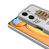 Xiaomi Mi 13T Kılıf Kamera Korumalı Baskılı Arka Yüzey Zore Klas Kapak-Açık Kahve