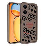 Xiaomi Mi 13T Kılıf Kamera Korumalı Baskılı Arka Yüzey Zore Klas Kapak-Açık Kahve