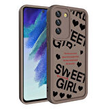 Galaxy S21 FE Uyumlu Kılıf Kamera Korumalı Baskılı Arka Yüzey Klas Kapak