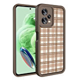 Xiaomi Redmi Note 12 5G Kılıf Kamera Korumalı Baskılı Arka Yüzey Zore Klas Kapak-Beyaz