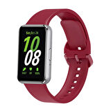 Galaxy Fit 3 Silikon Kordon KRD-110 Suya Dayanıklı Tokalı Strap Kayış