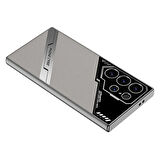 Galaxy S24 Ultra Kılıf Kamera Korumalı Suni Deri Tasarım Zore Yeni Seri Procase Kapak-Siyah