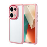 Xiaomi Redmi Note 13 4G Kılıf Kamera Korumalı Renkli Kenar ve Çerçeve Tasarımlı Vitamin Kapak