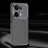 Redmi Note 13 4G Kılıf Zore Negro Silikon Kapak-Siyah