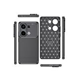 Redmi Note 13 4G Kılıf Zore Negro Silikon Kapak-Siyah