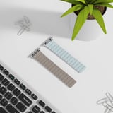 Apple Watch Ultra 49mm Zore KRD-111 Çizgili Desenli Silikon Kordon-Siyah
