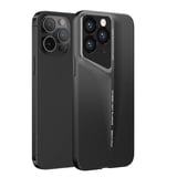 iPhone 14 Pro Kılıf Ultra İnce Kamera Korumalı Sert Rubber MKST Procase Kapak-Siyah