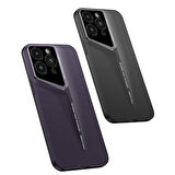 Apple iPhone 14 Pro Max Kılıf Ultra İnce Kamera Korumalı Sert Rubber Zore Procase Kapak-Siyah