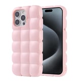 iPhone 15 Pro Max Kılıf Parlak Esnek Silikon NRTK Dom Dom Kapak - Yeşil