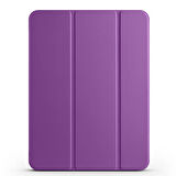 iPad Pro 11 2024 Smart Cover Kalem Bölmeli Standlı 1-1 Kılıf
