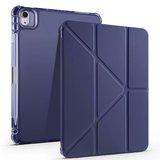 Apple Uyumlu iPad Air 11 2024 Kılıf Zore Tri Folding Kalem Bölmeli Standlı Kılıf