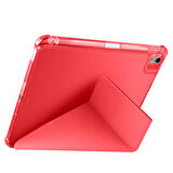 iPad Air 11 2025 M3 Kılıf ​İNC Tri Folding Kalem Bölmeli Standlı Kılıf - Mavi