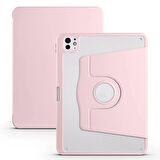 Apple iPad Pro 11 2024 Kılıf Zore Termik Kalem Bölmeli Dönebilen Standlı Kılıf