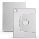 iPad Air 13 2025 M3 Kılıf ​BLT Termik Kalem Bölmeli Dönebilen Standlı Kılıf - Gri