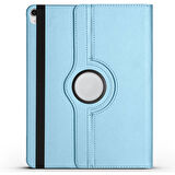 iPad Air 13 2025 M3 ​MKST Dönebilen Standlı Kılıf - Mavi