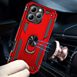 Apple iPhone 16 Pro Max Kılıf Zore Vega Kapak-Kırmızı