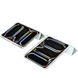 ​​iPad Pro 13 2024 Kılıf Magnetik Ayrılabilen AiHTTgli Uyumlu ​İNC Sliding Tablet Kılıfı-Siyah