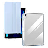 iPad Air 11 2025 M3 Kılıf Magnetik Ayrılabilen Airbagli ​MXSP Sliding Tablet Kılıfı - Siyah