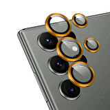 Galaxy S24 Ultra Zore CL-12 Premium Safir Parmak İzi Bırakmayan Anti-Reflective Kamera Lens Koruyucu