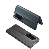 Galaxy Z Fold 6 Kılıf Ultra İnce Kamera Korumalı Sert Rubber Zore Procase Kapak-Gri