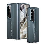 Galaxy Z Fold 6 Kılıf Ultra İnce Kamera Korumalı Sert Rubber Zore Procase Kapak-Yeşil